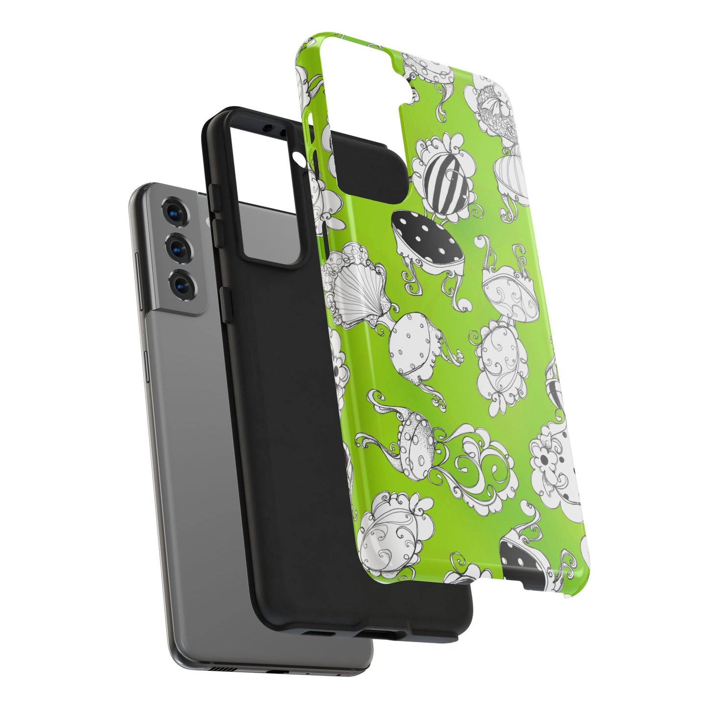 Bistro Chairs Lime Phone Case