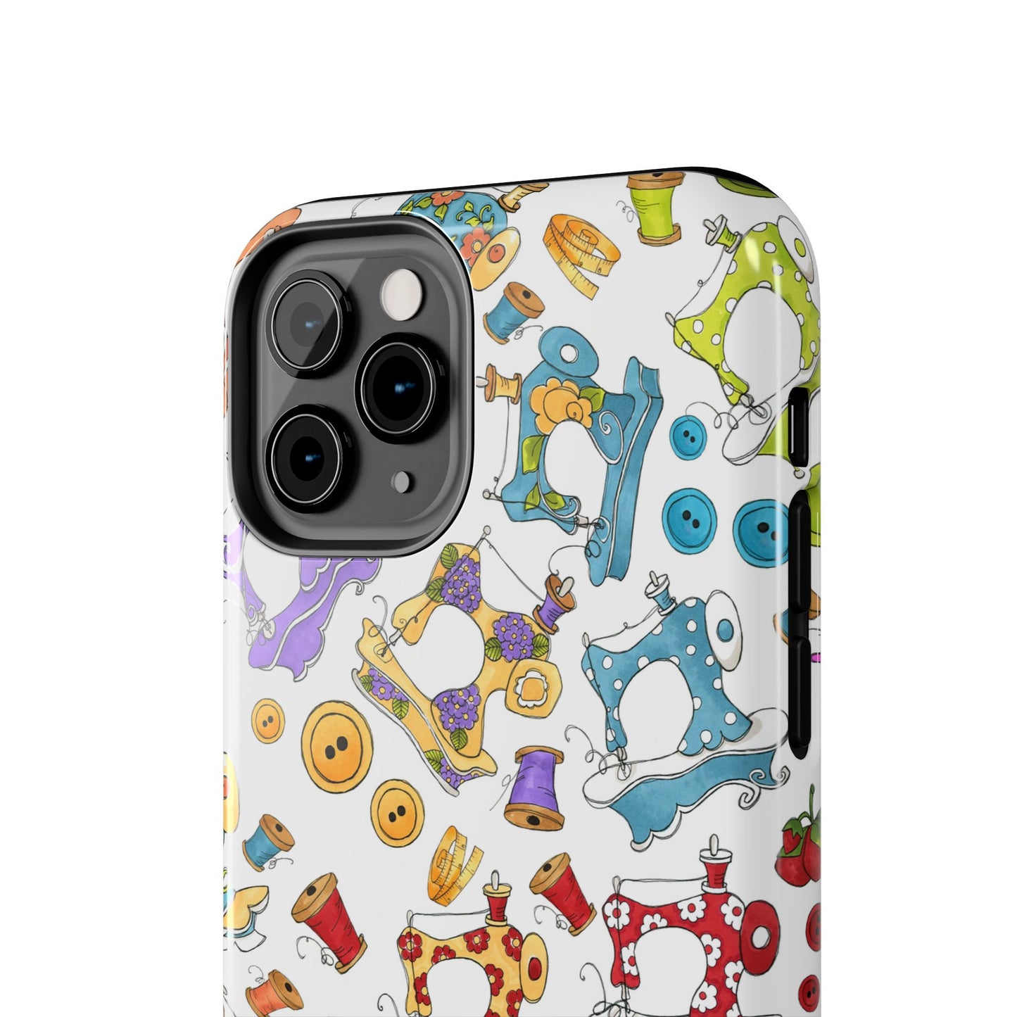 Sew Assorted White Phone Case