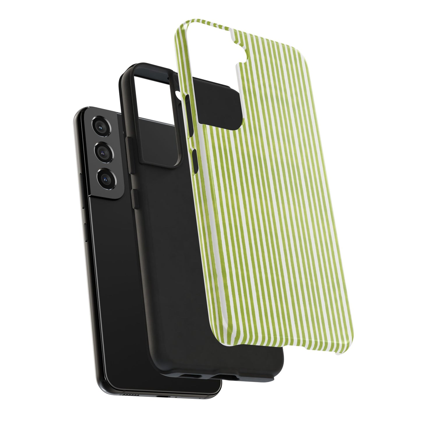 Lazy Stripe Lime Phone Case
