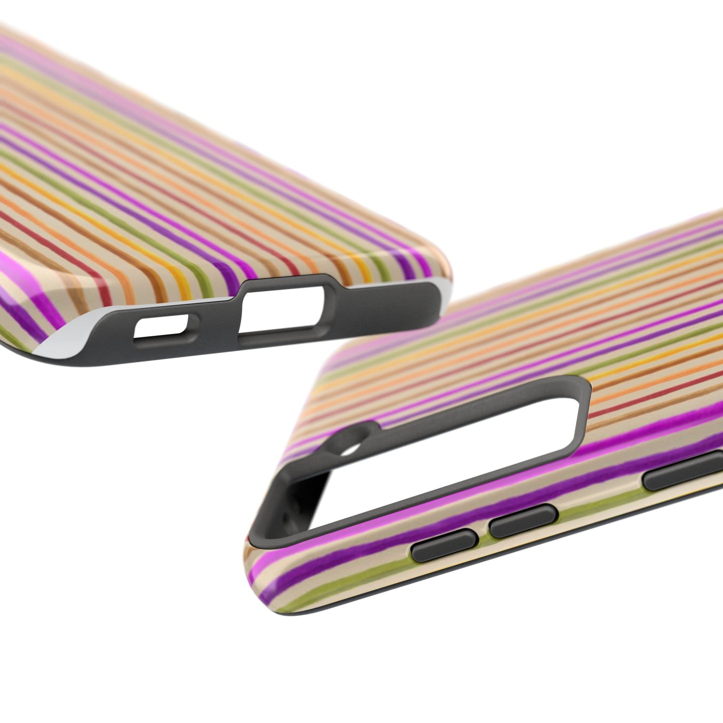 Spice Stripe Muslin Phone Case