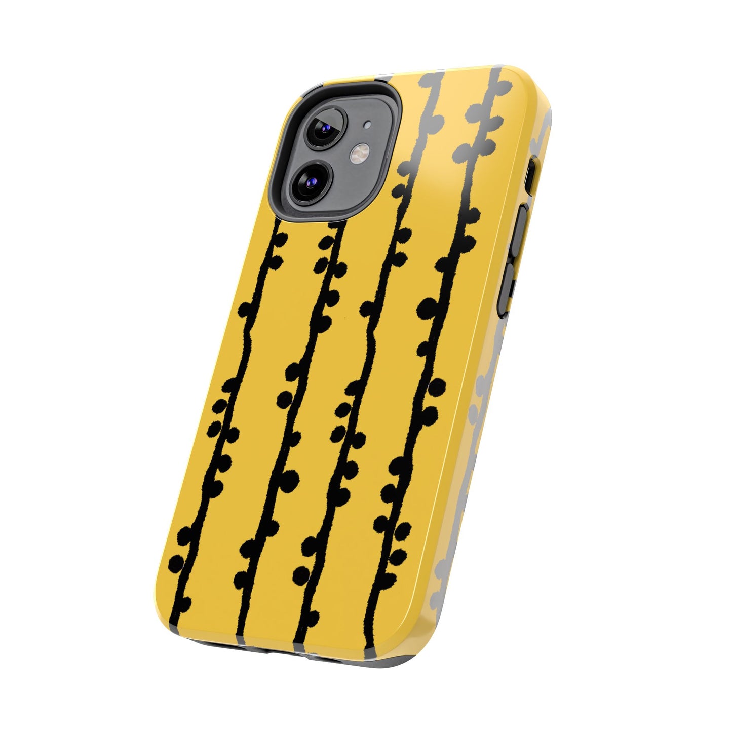 Loopy Stripe Yellow Phone Case