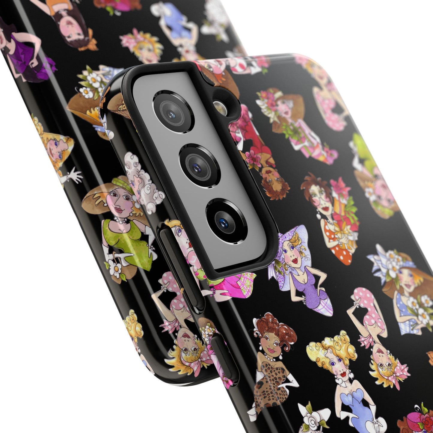 Fast Women Tossed Black Phone Case