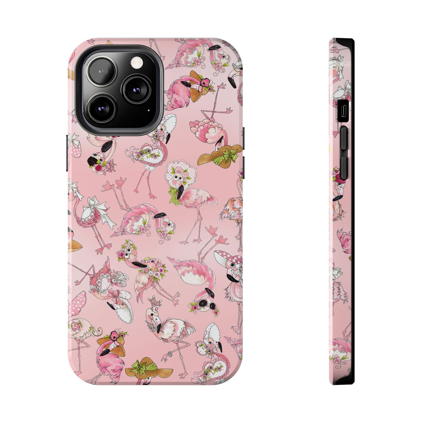 Tossed Flams Pink Phone Case