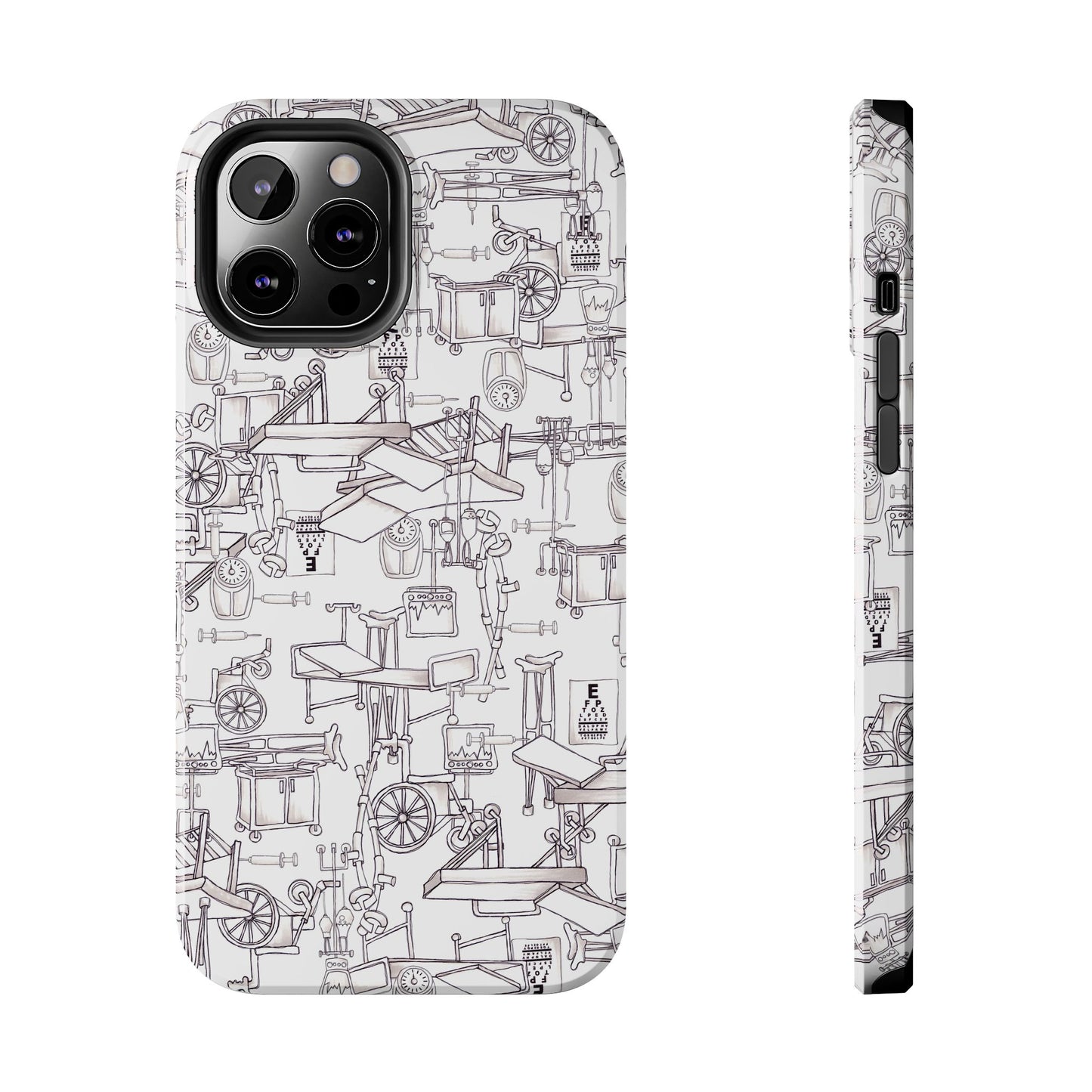 Essentials White / White Phone Case