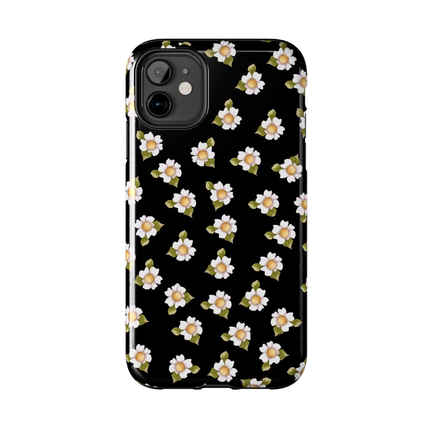 Daisies Black Phone Case