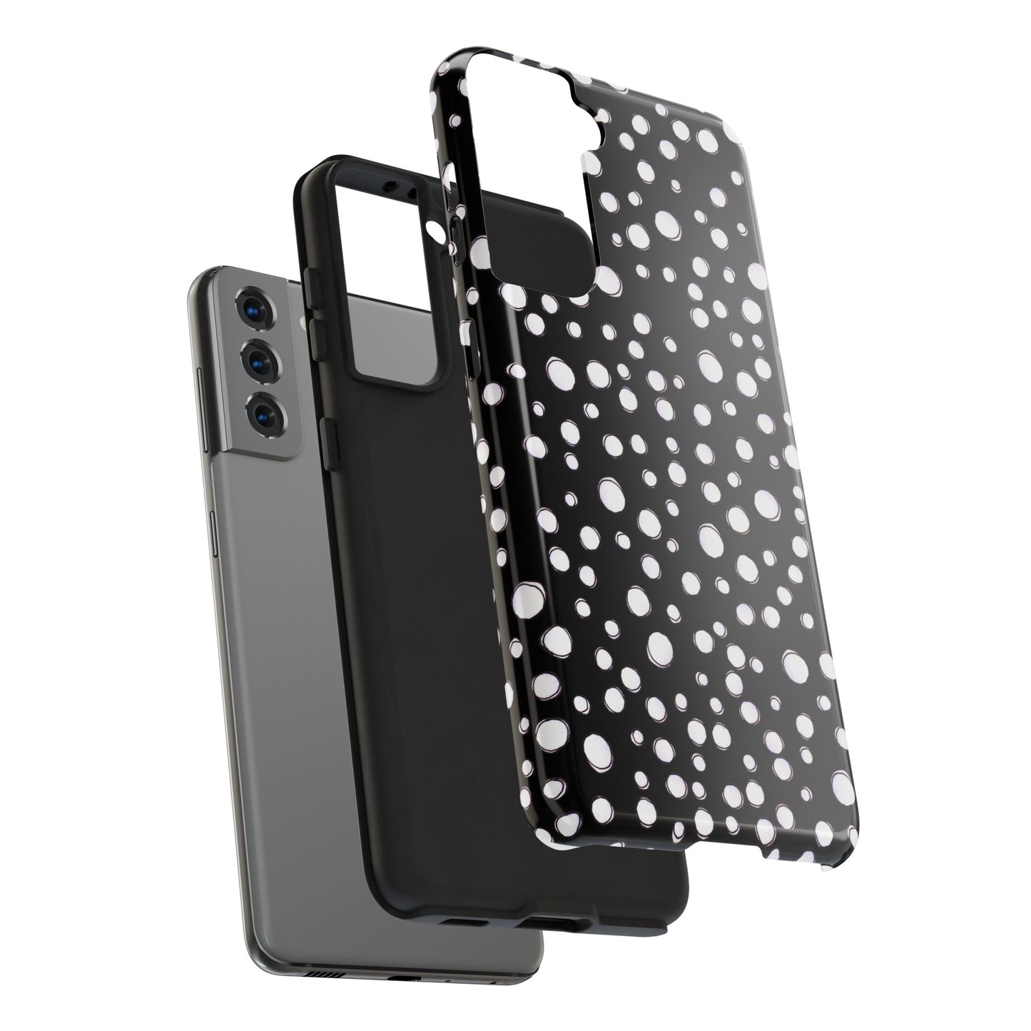 Pot Dots Black Phone Case