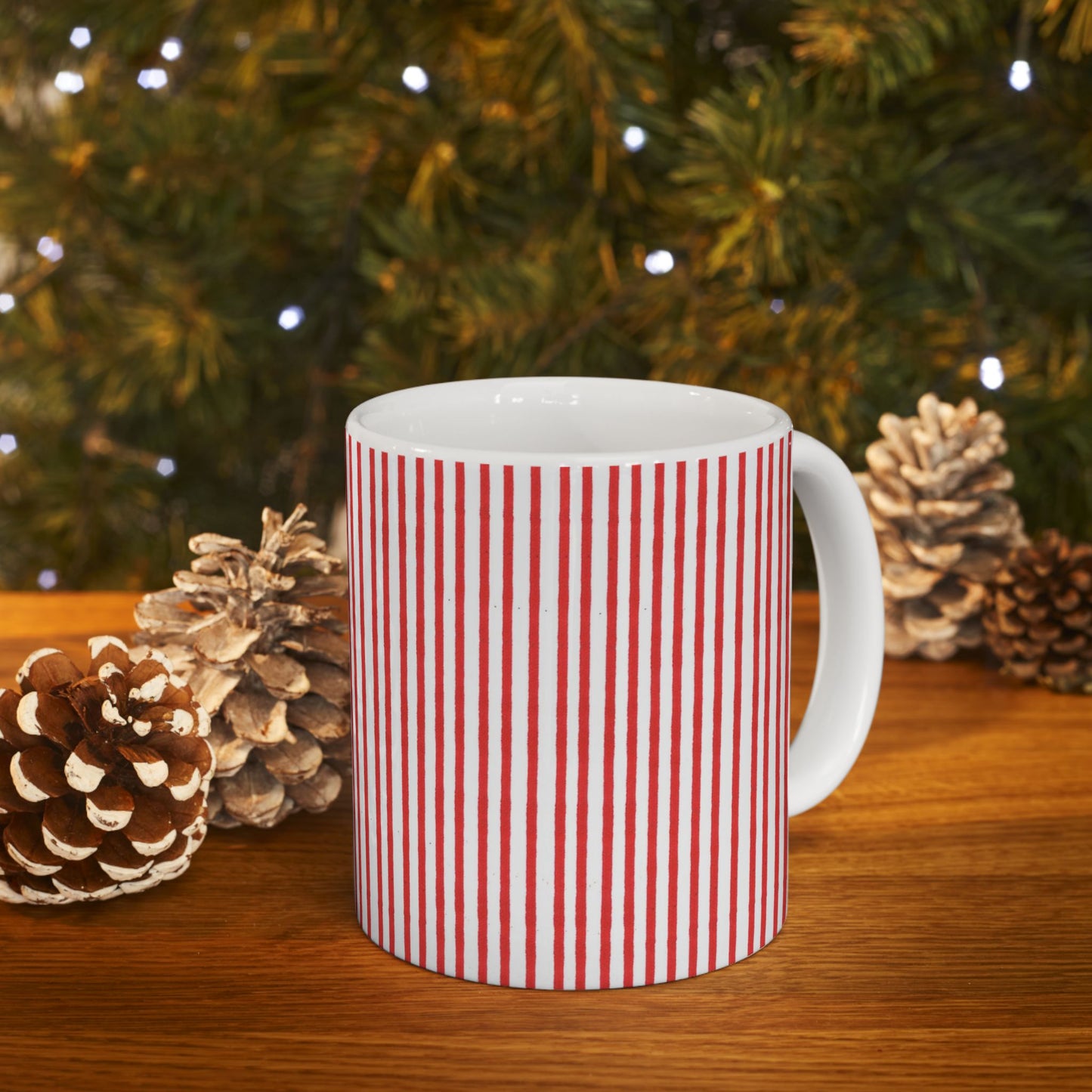 Stripe White / Red Cup