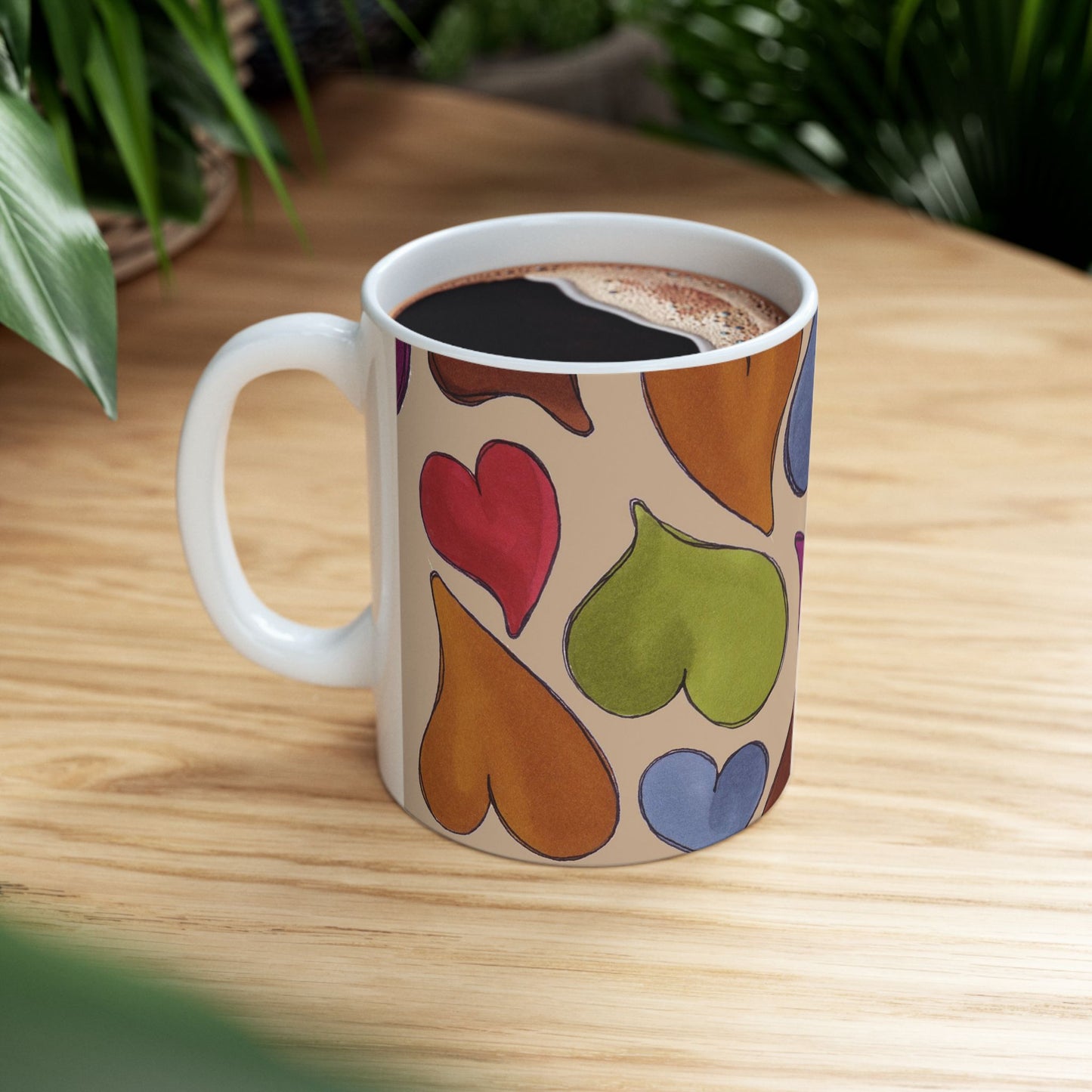 Big Hearted Khaki Cup