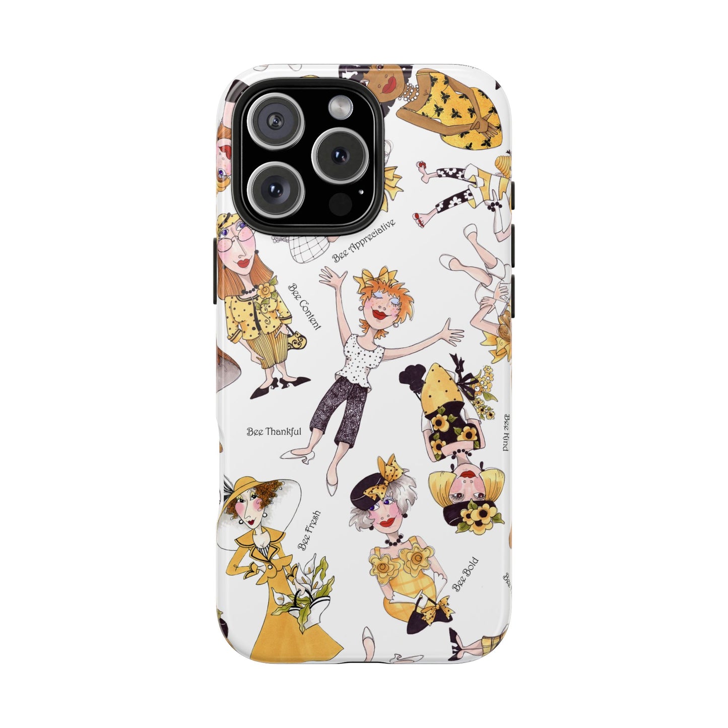 Bee Tossed White Phone Case