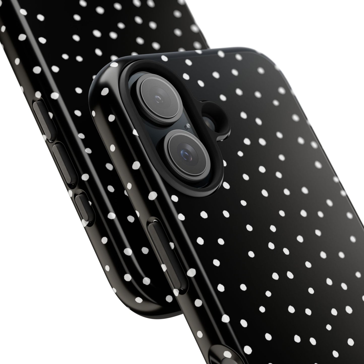 Dinky Dots Black / White Phone Case