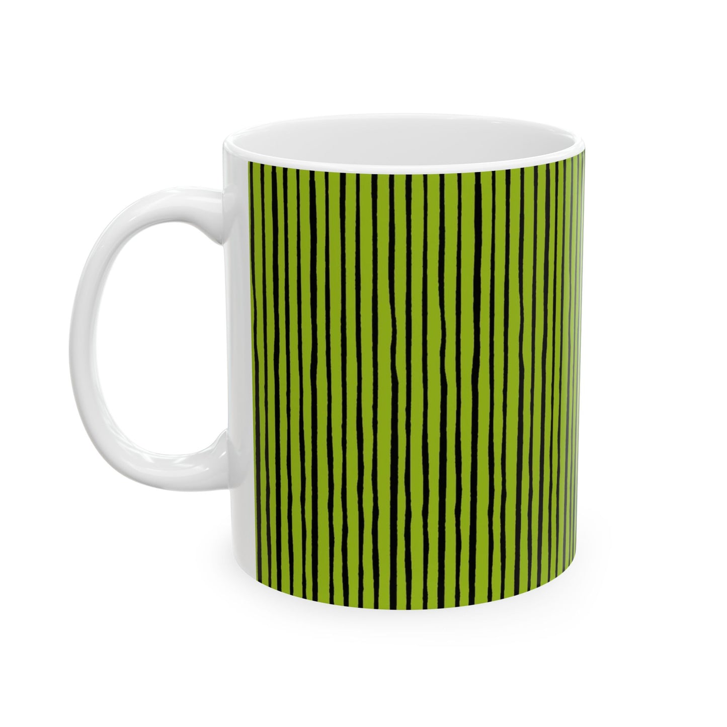 Quirky Stripe Chartreuse / Black Cup
