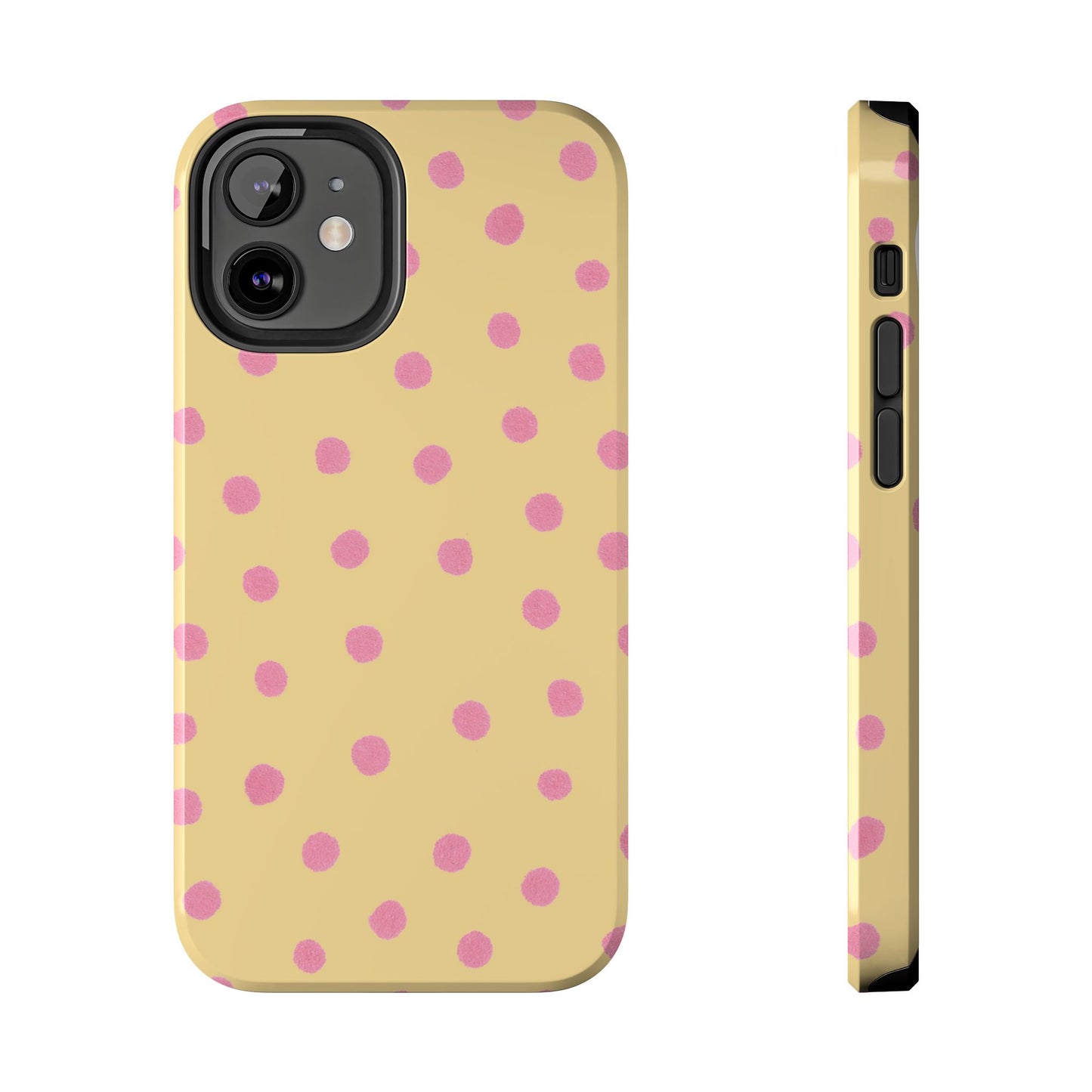 Medium Dots Sunshine / Pink Phone Case