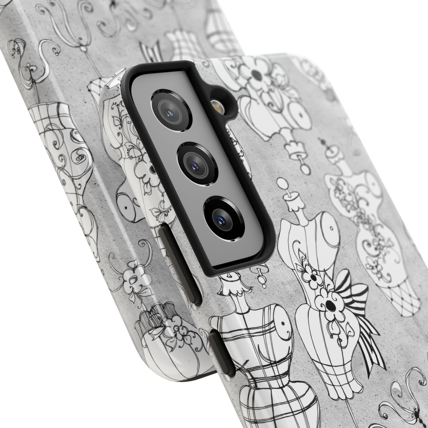 Mannequineque Silver Phone Case