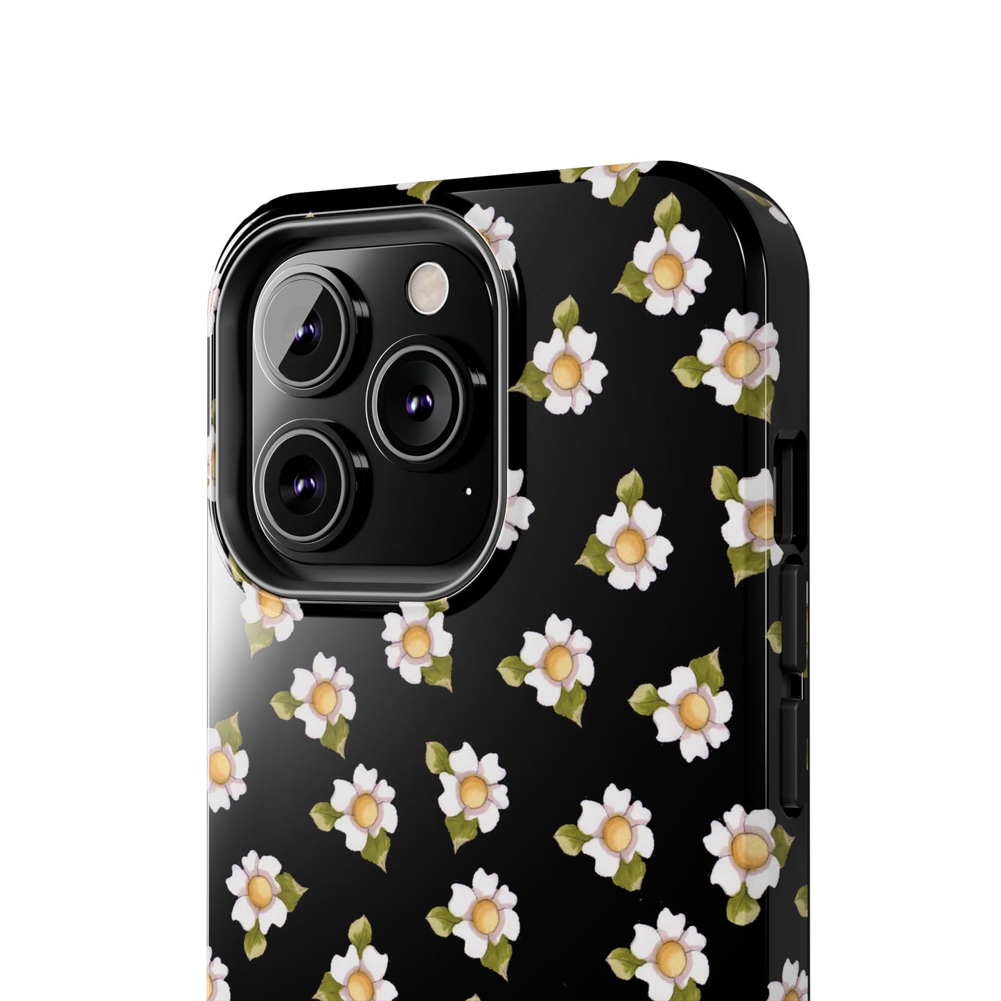 Daisies Black Phone Case