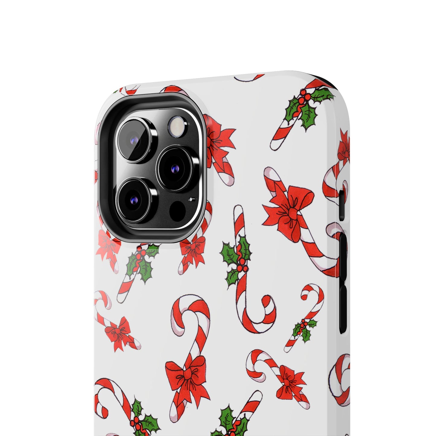 Candy Cane Crowd White Phone Case