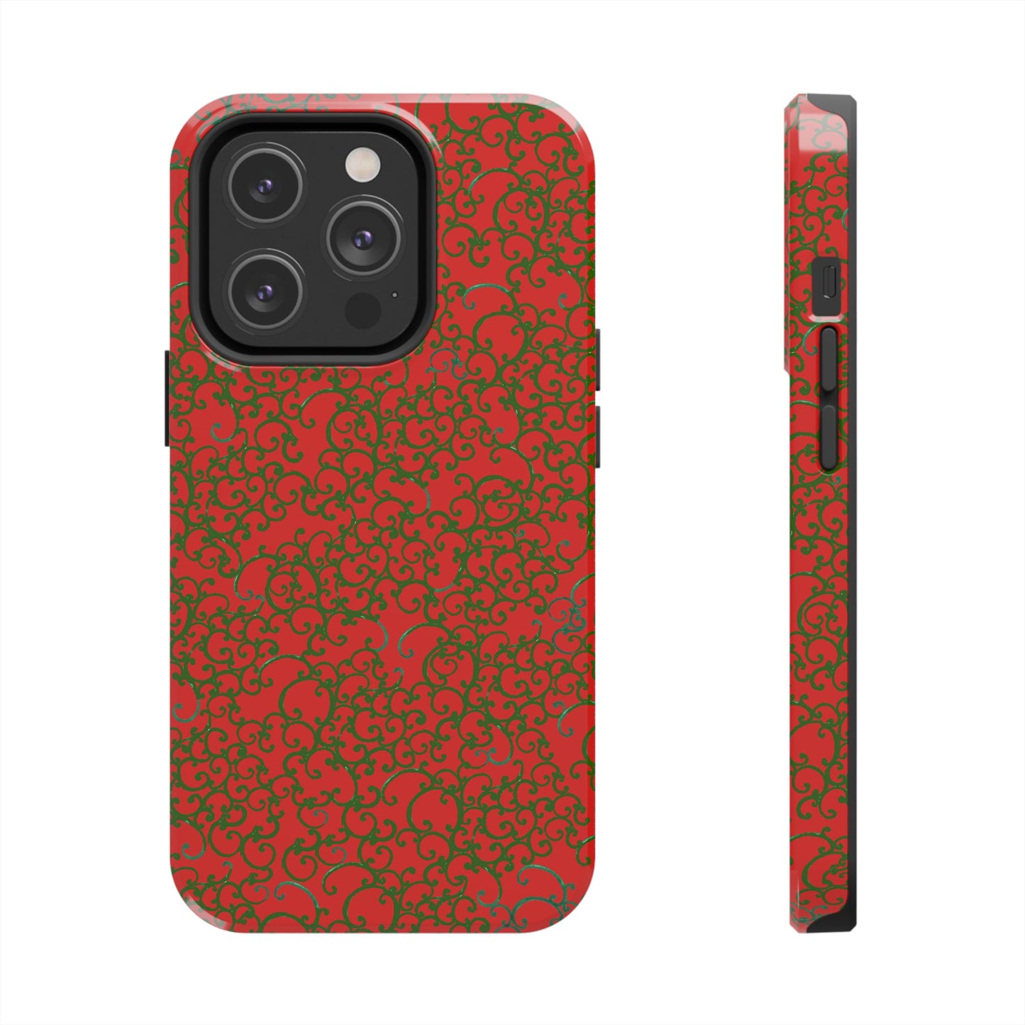 Scrollie Red / Green Phone Case
