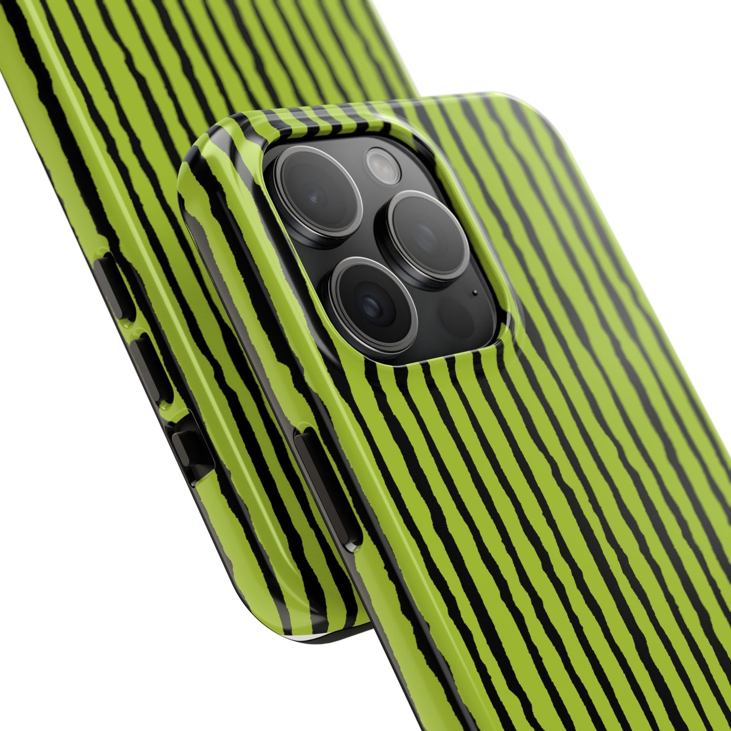 Sorta Stripe Green / Black Phone Case