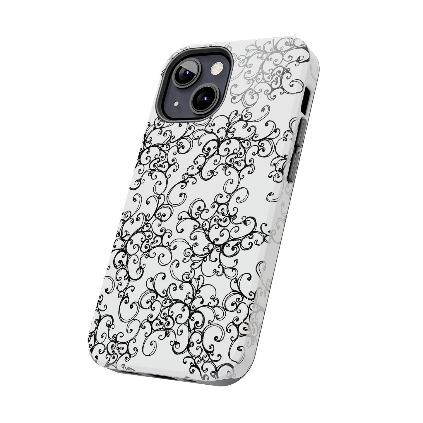 Poodle Scroll Phone Case