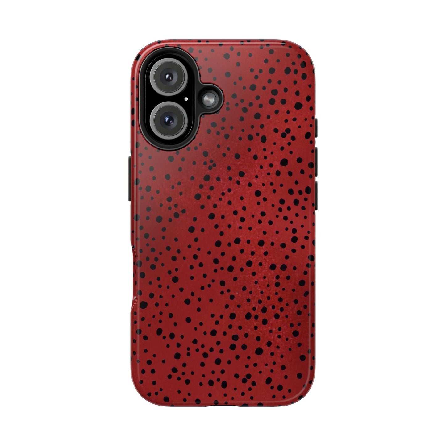 Pepper Dots Red / Black Phone Case