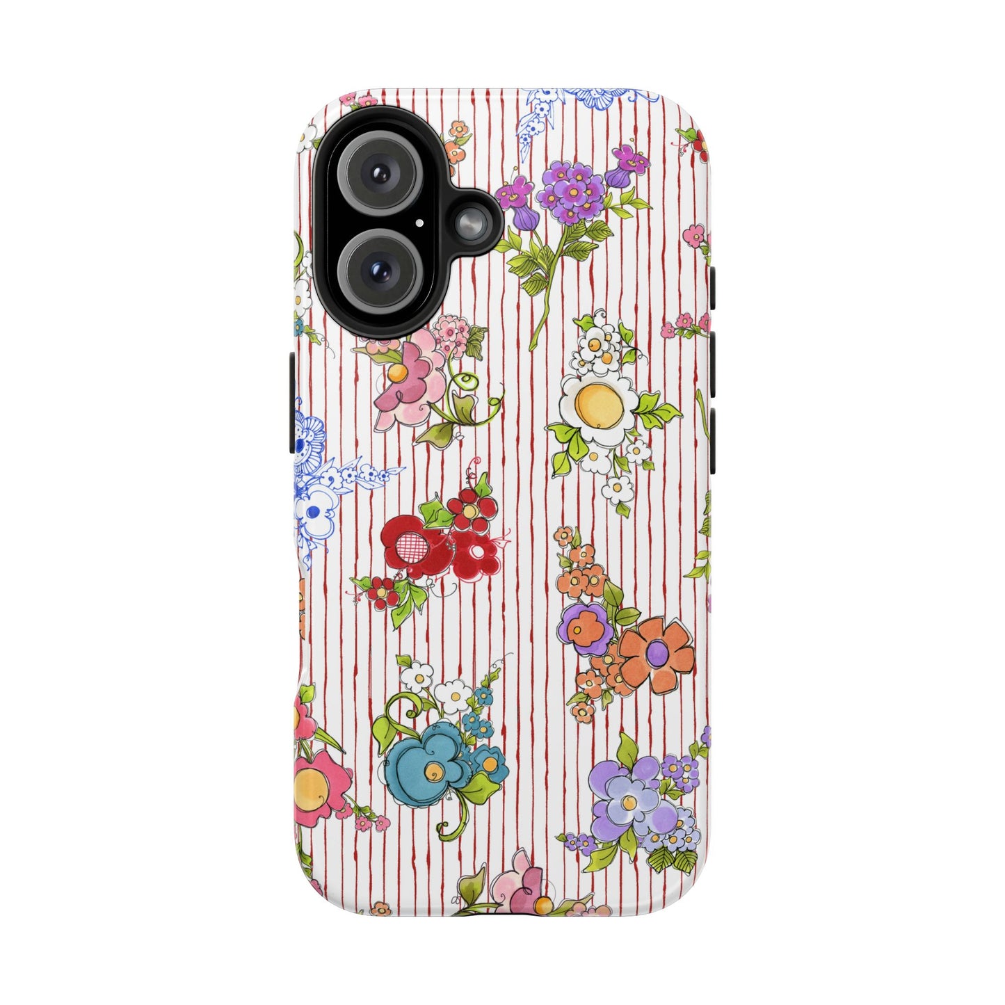 Mixed Bouquets Red / White Phone Case