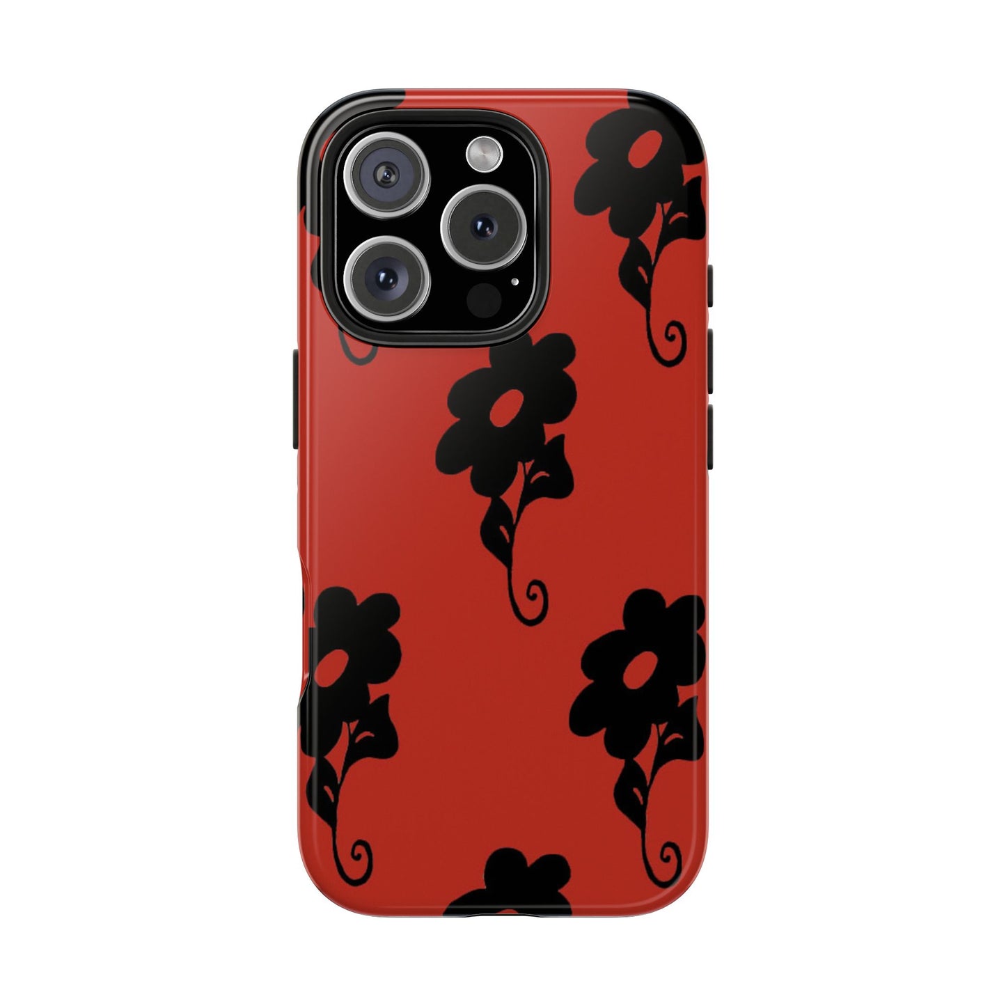 Daring Daisy Red Phone Case
