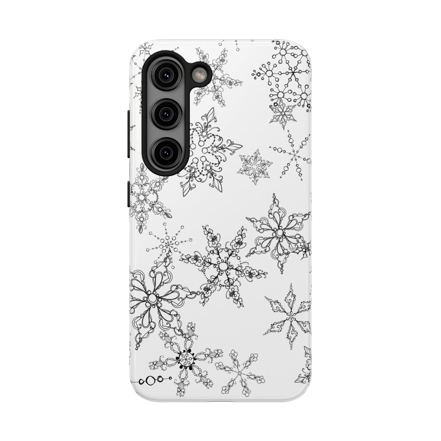 Random Flakes White Phone Case