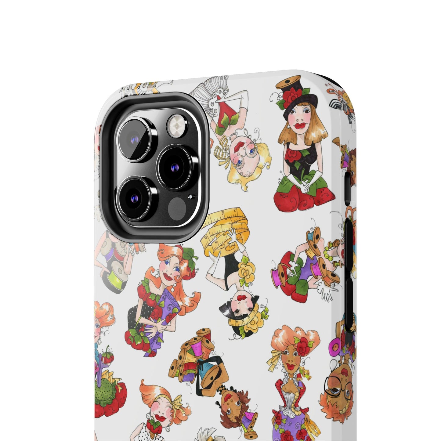 Curious Toss White Phone Case