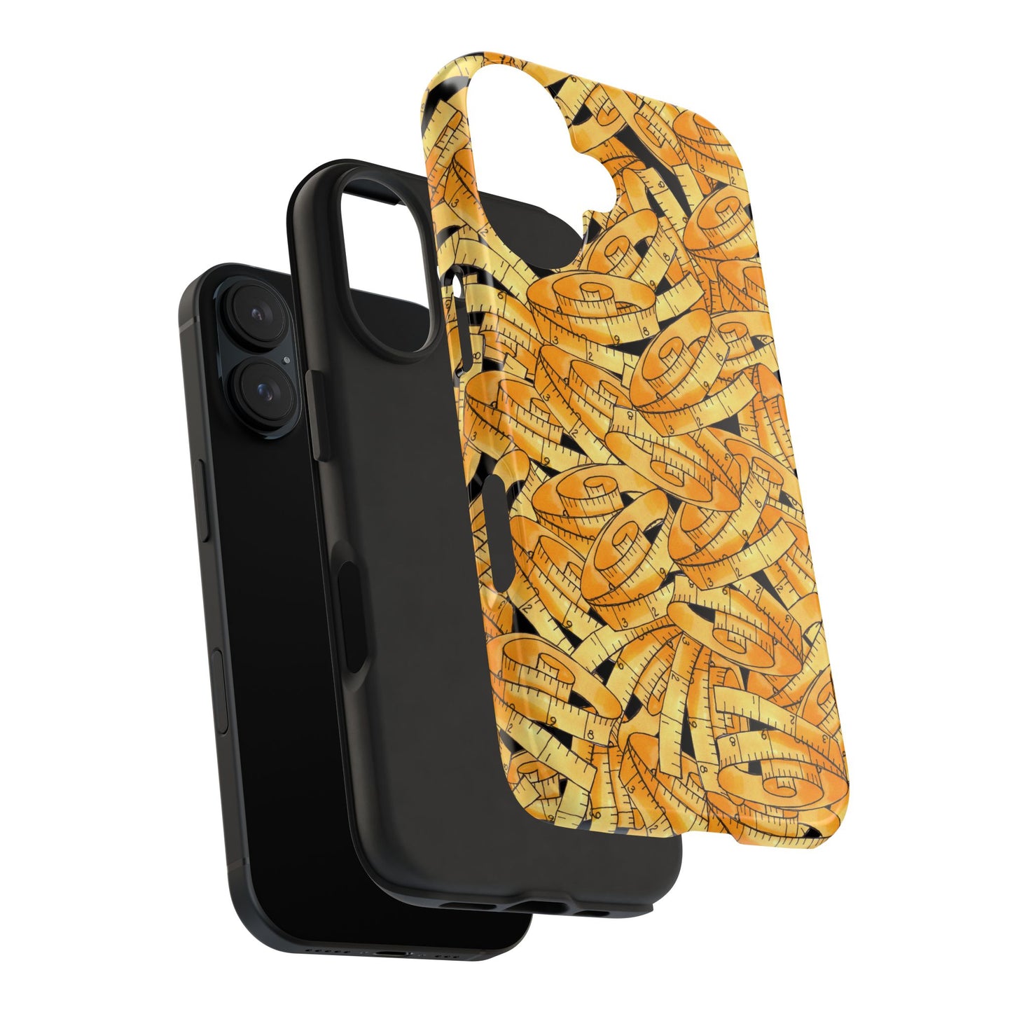 Tape Storm Black / Yellow Phone Case