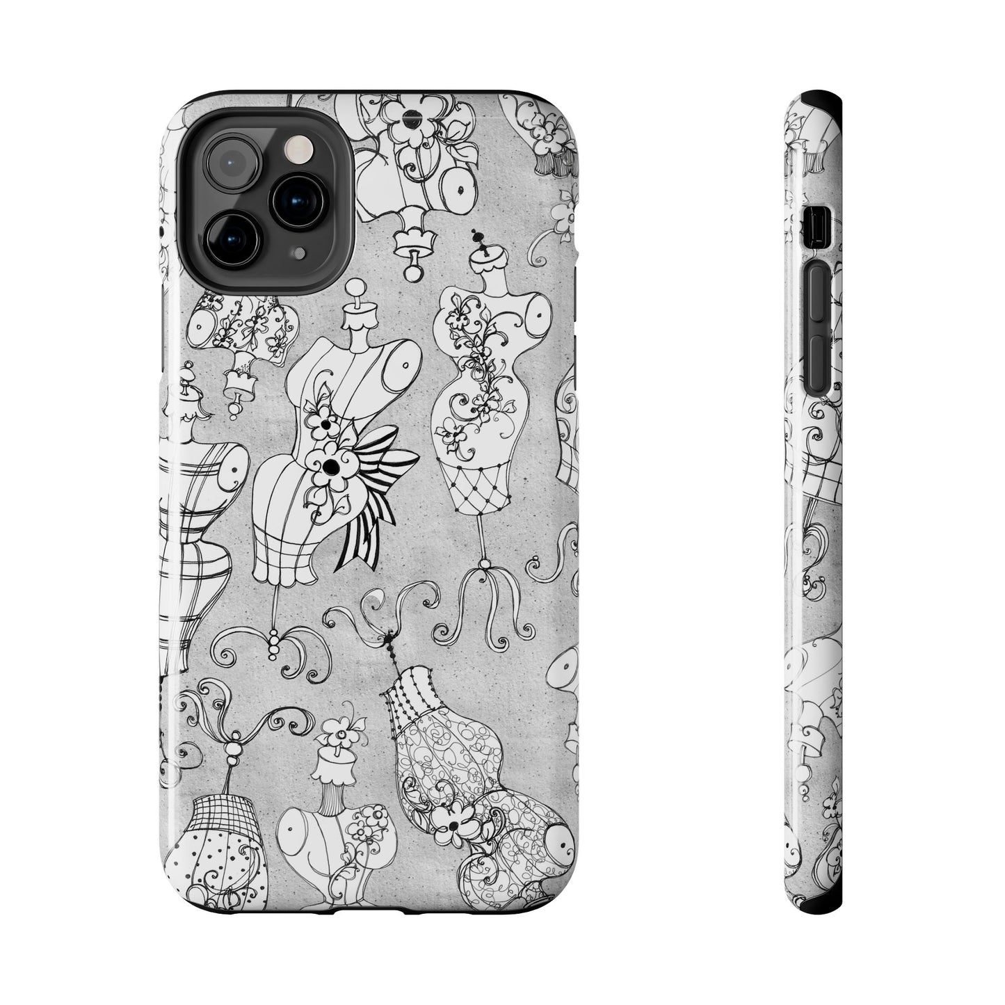Mannequineque Silver Phone Case