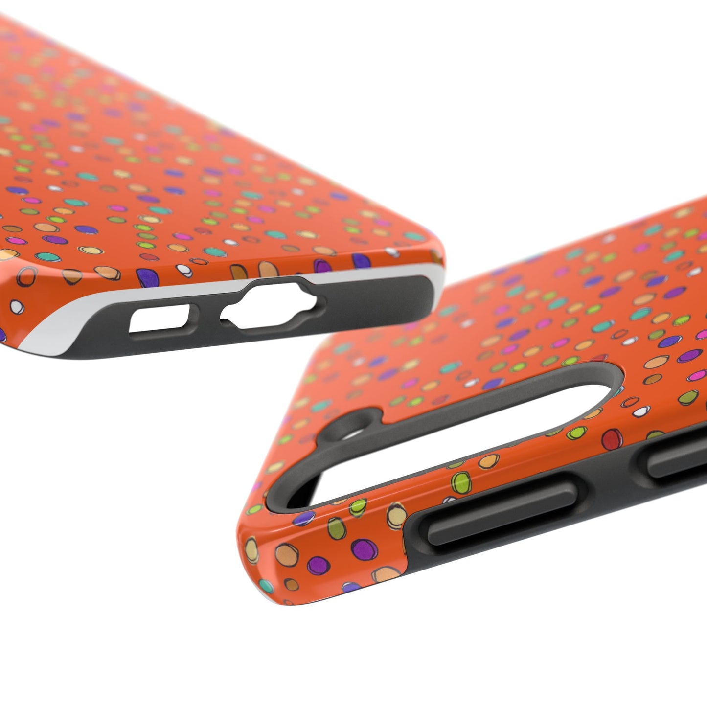 Dog Dots Orange Phone Case