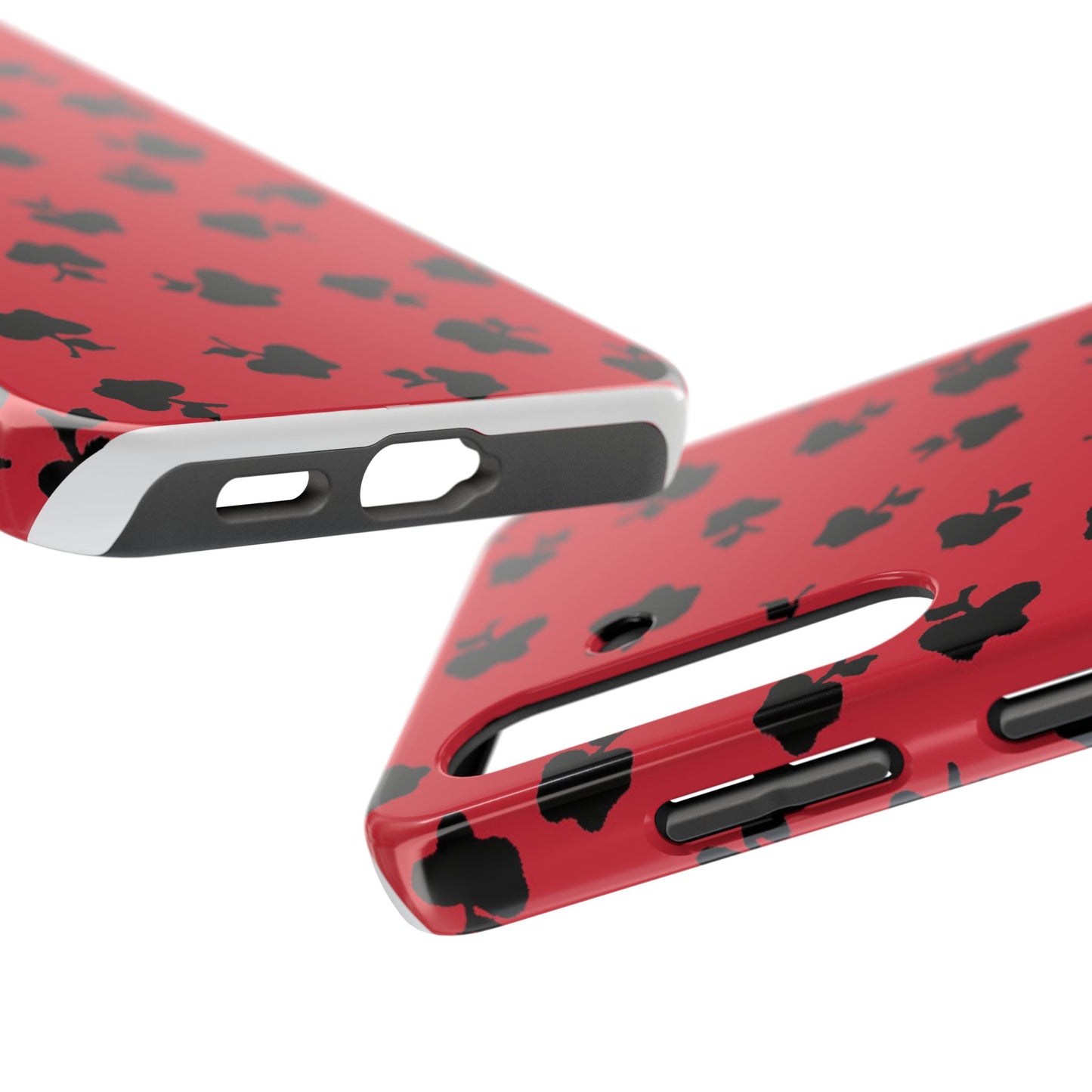 Happy Apples Red / Black Phone Case