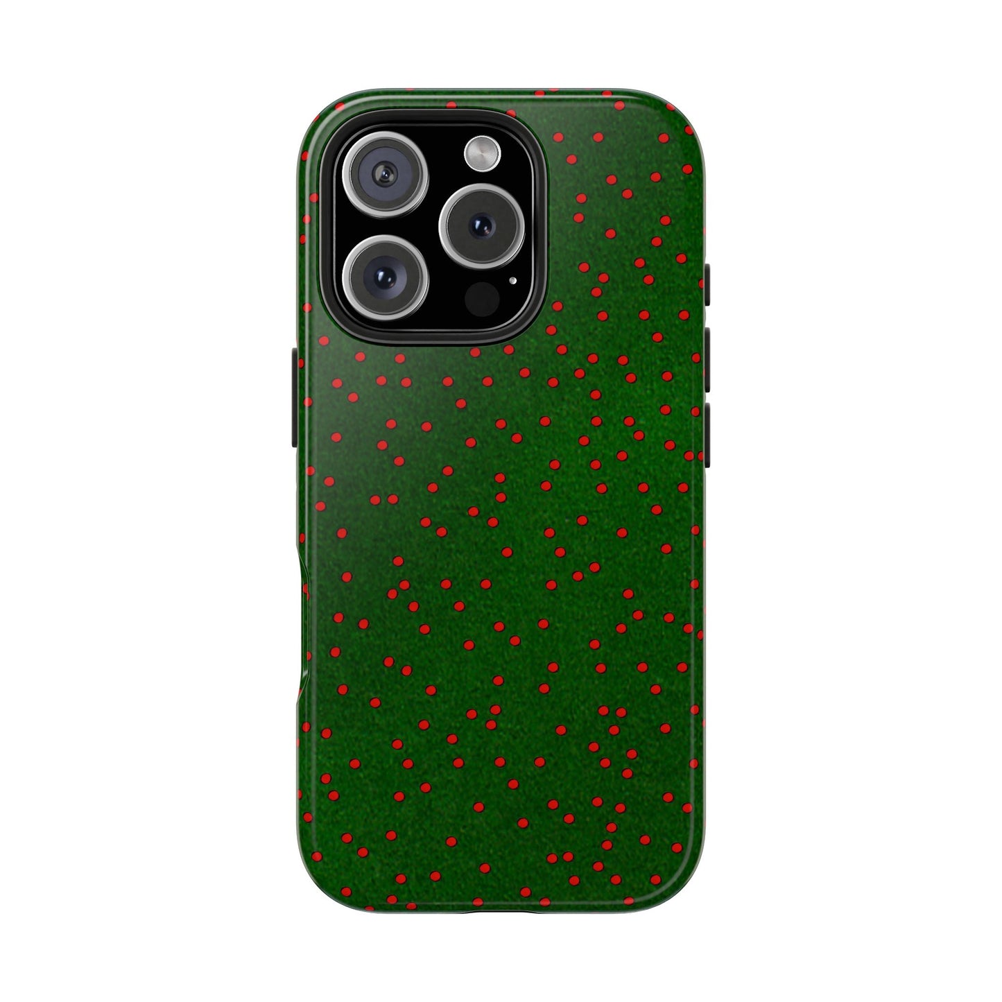 Happy Dots Green / Red Phone Case