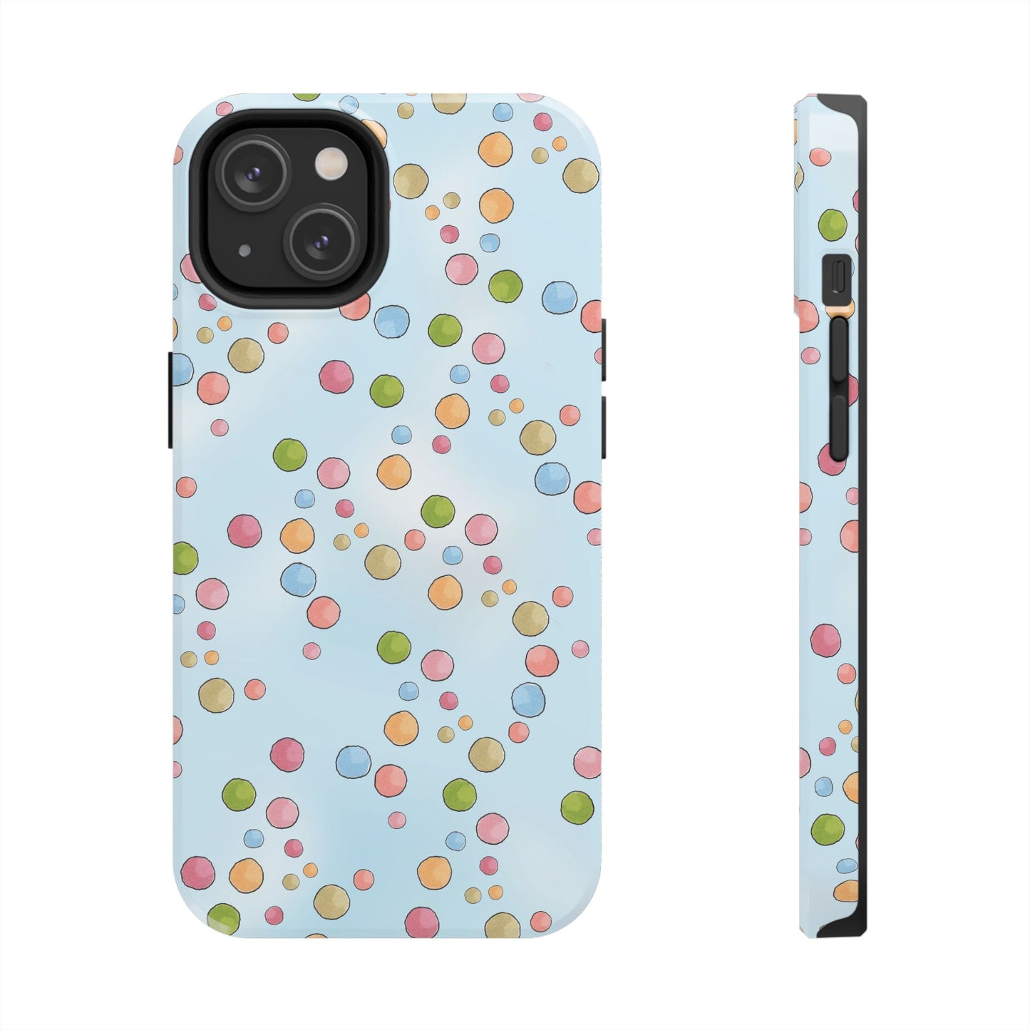 Clown Dots Blue Sky Phone Case