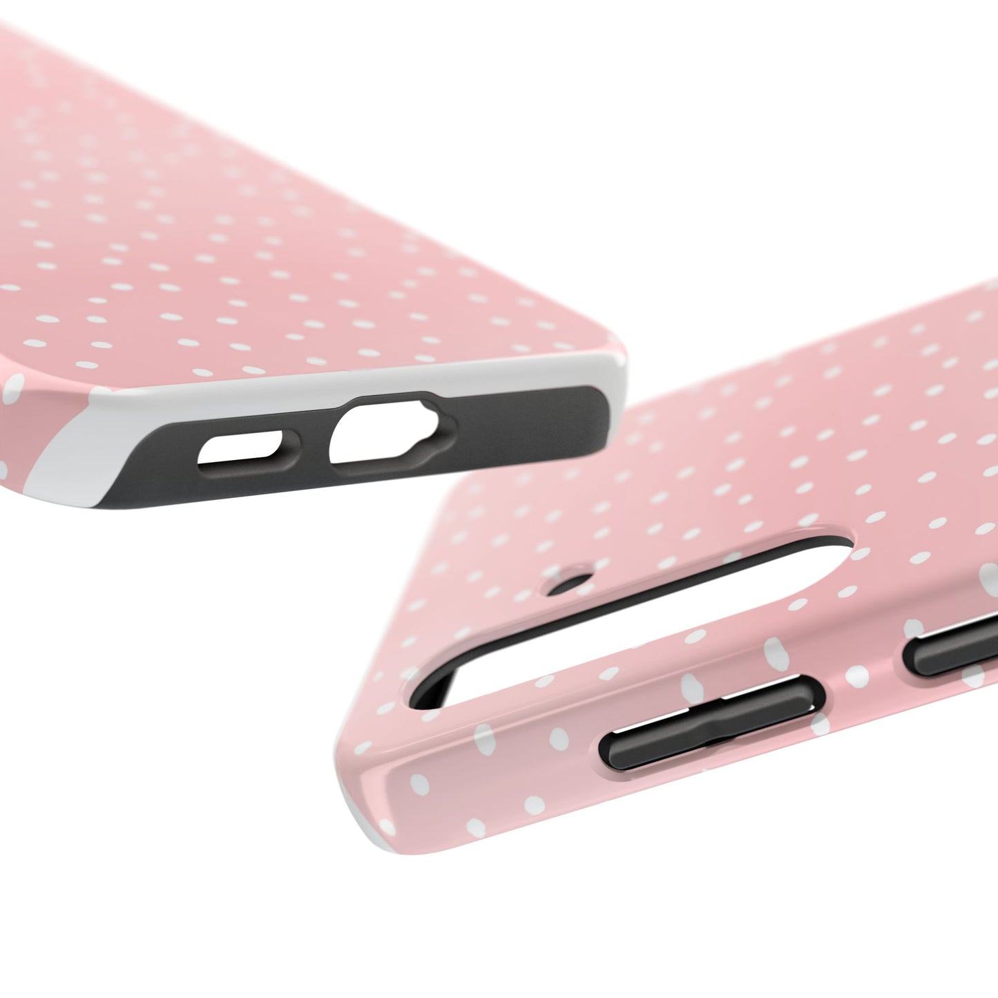 Little Dots Pink / White Phone Case