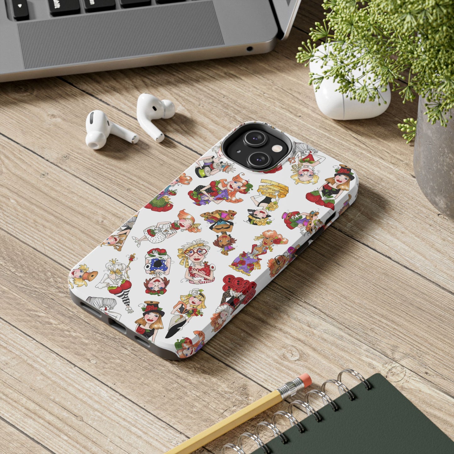 Curious Toss White Phone Case