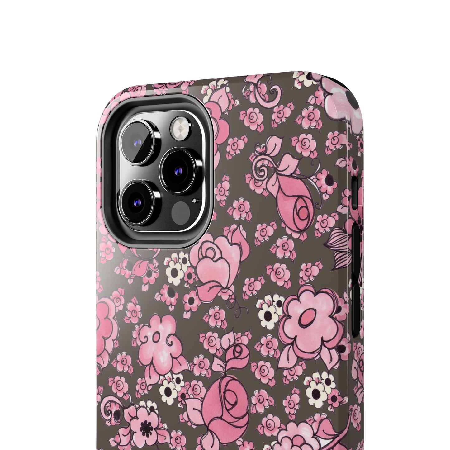 Profuse Posies Mocha Phone Case