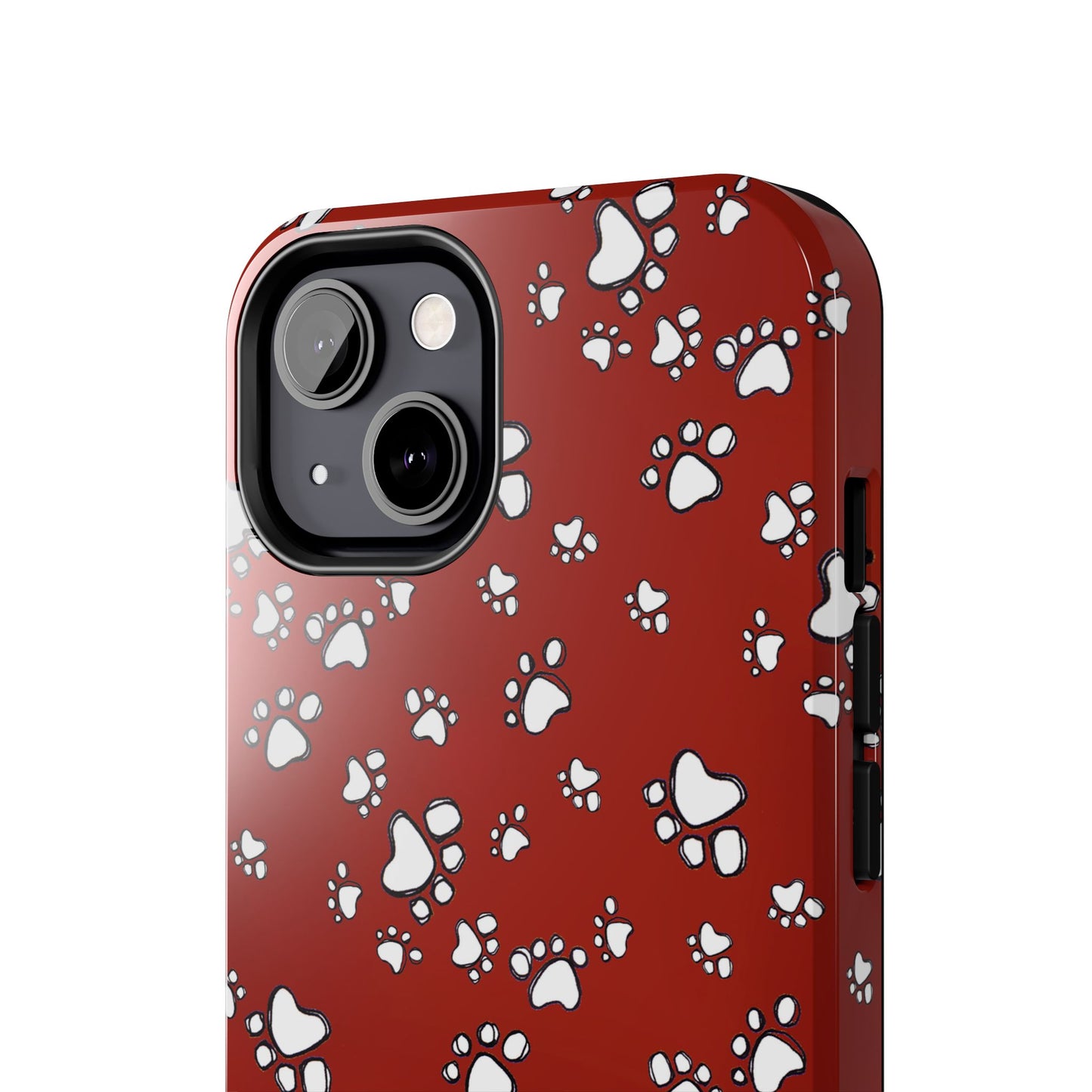 Paw Flakes Red Phone Case