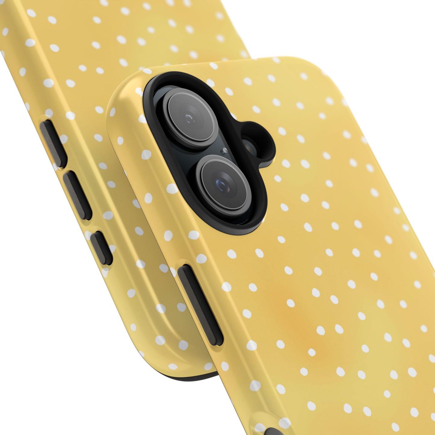 Dinky Dots Yellow / White Phone Case