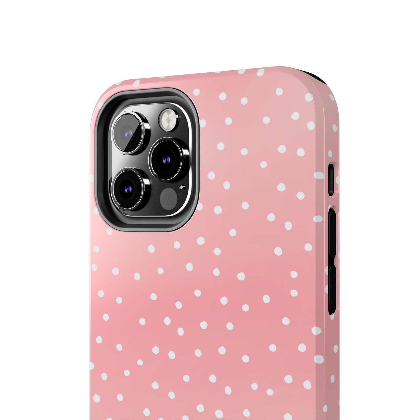 Dinky Dots Coral / White Phone Case