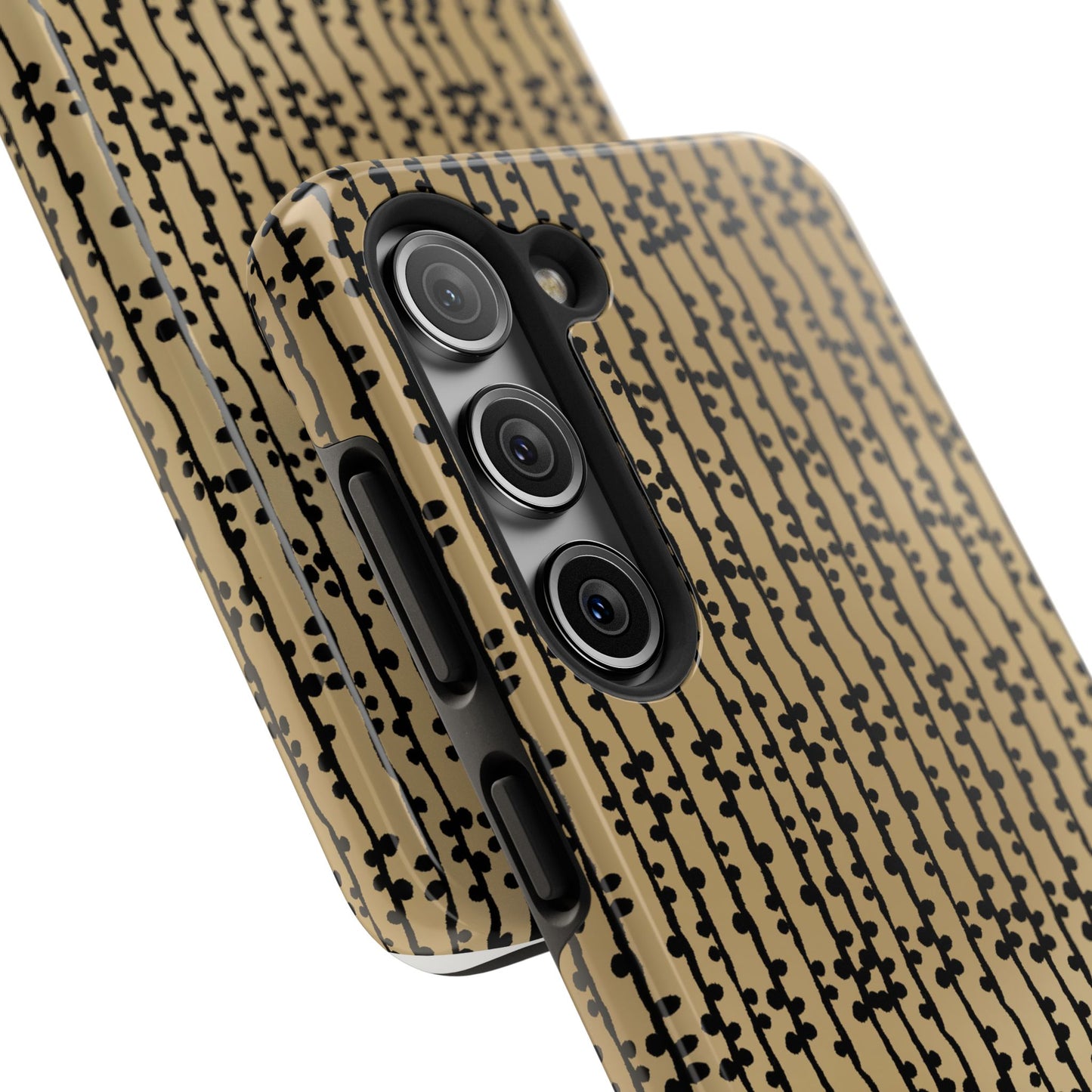 Loopy Stripe Tan Phone Case