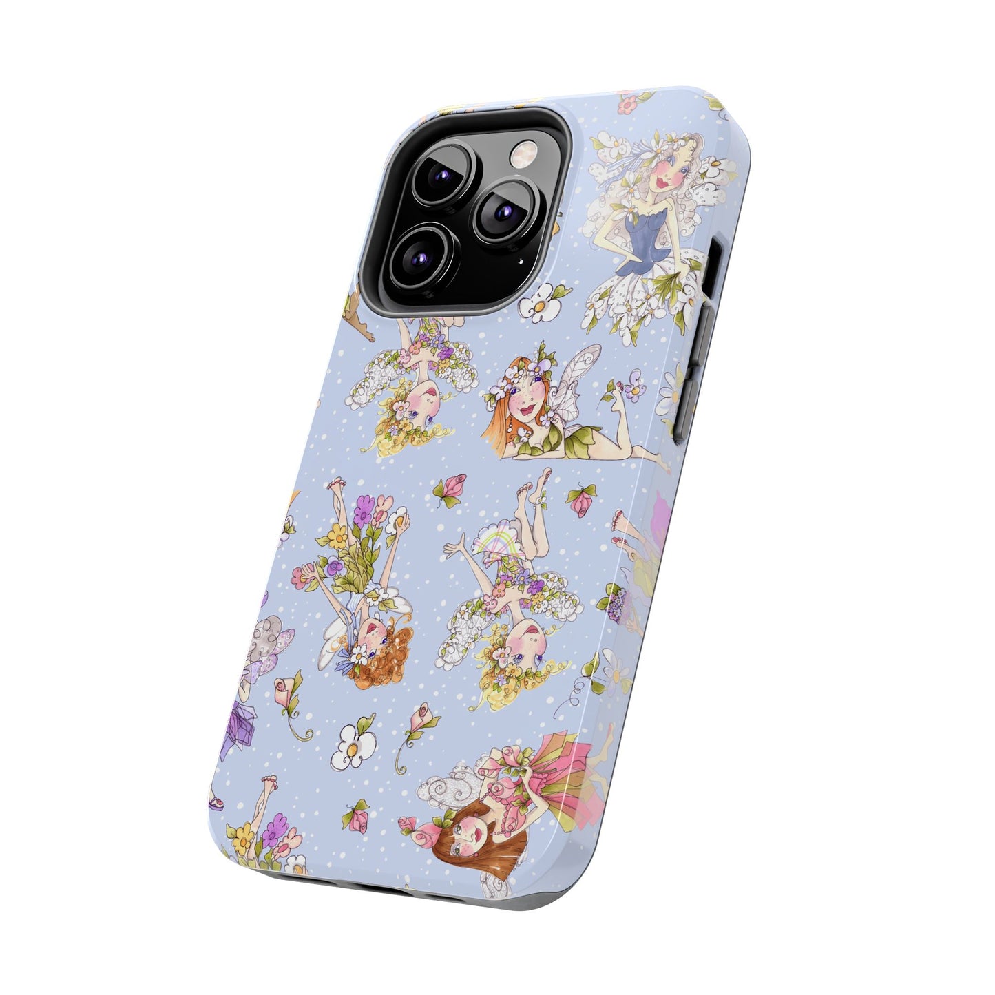Tossed Fairies Blue Phone Case