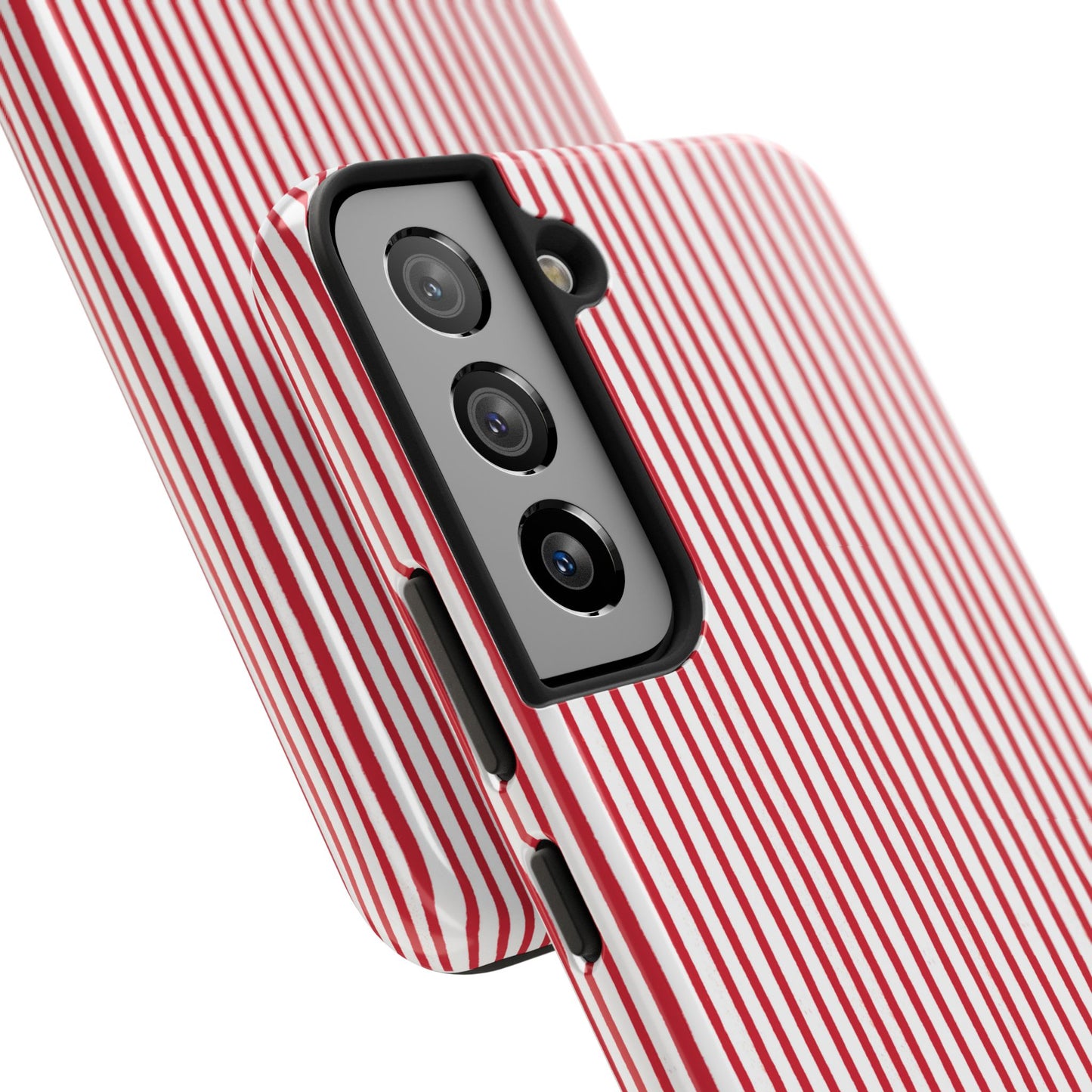 Candy Stripe White / Red Phone Case