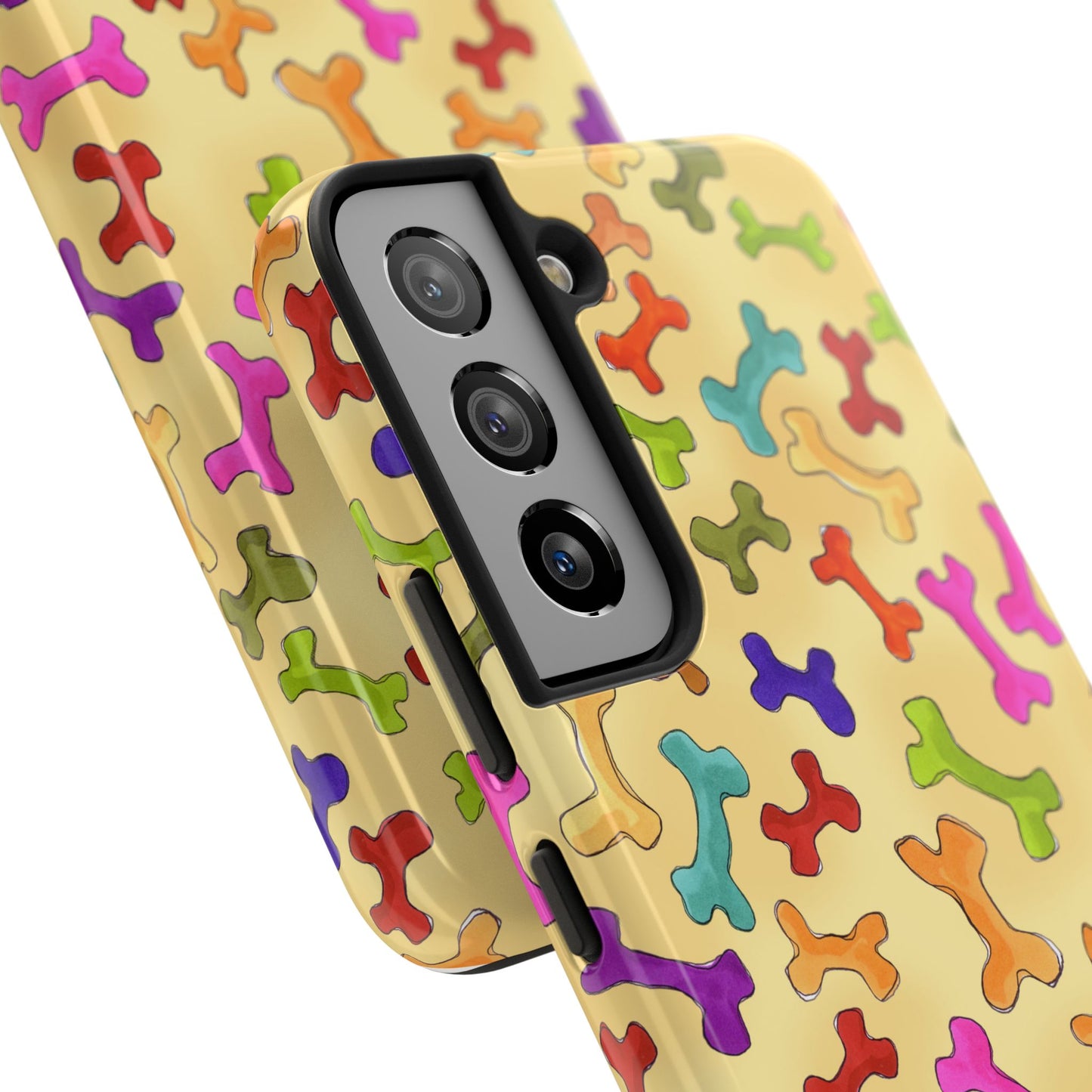 Happy Bones Yellow Phone Case