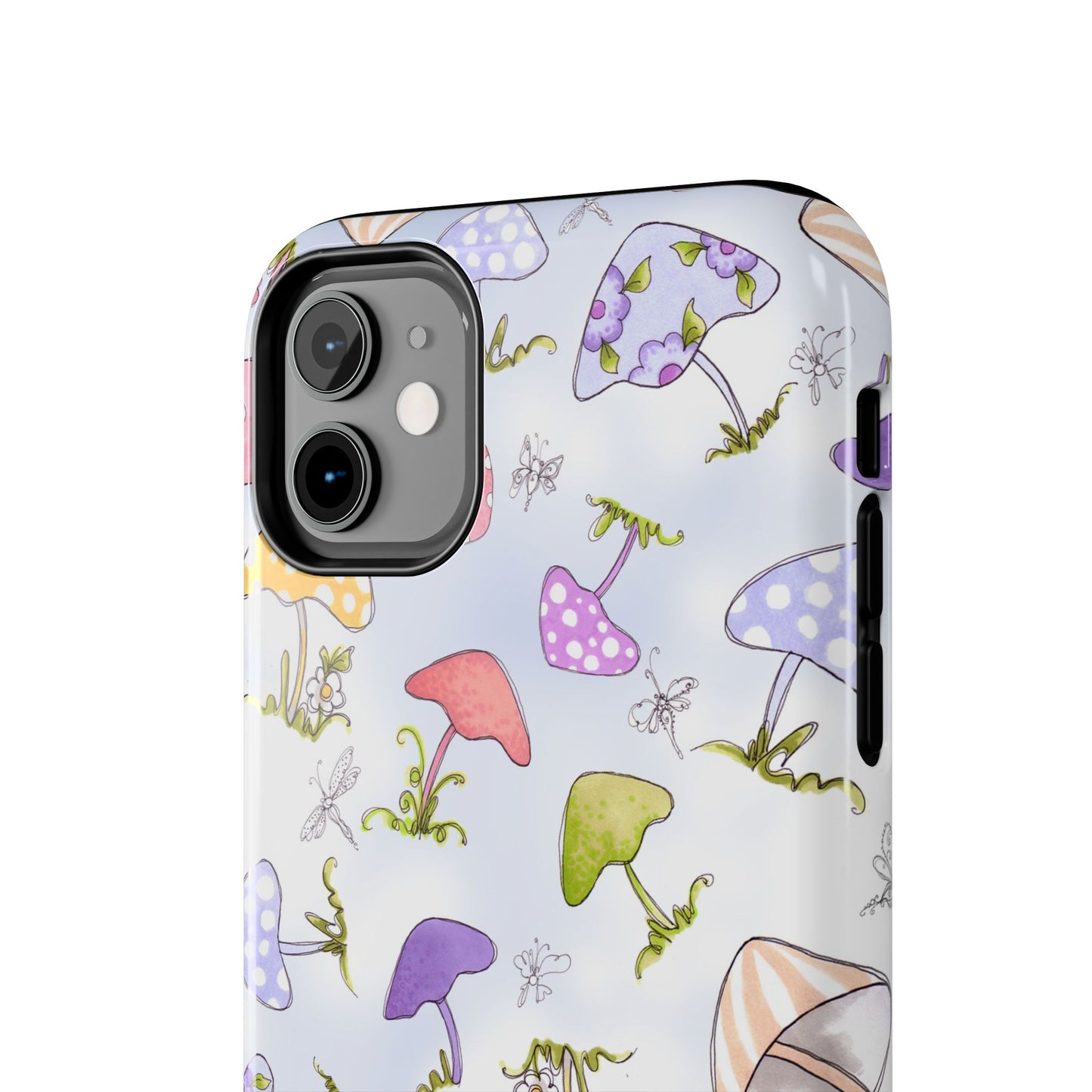 Mushroom Toss Blue Phone Case