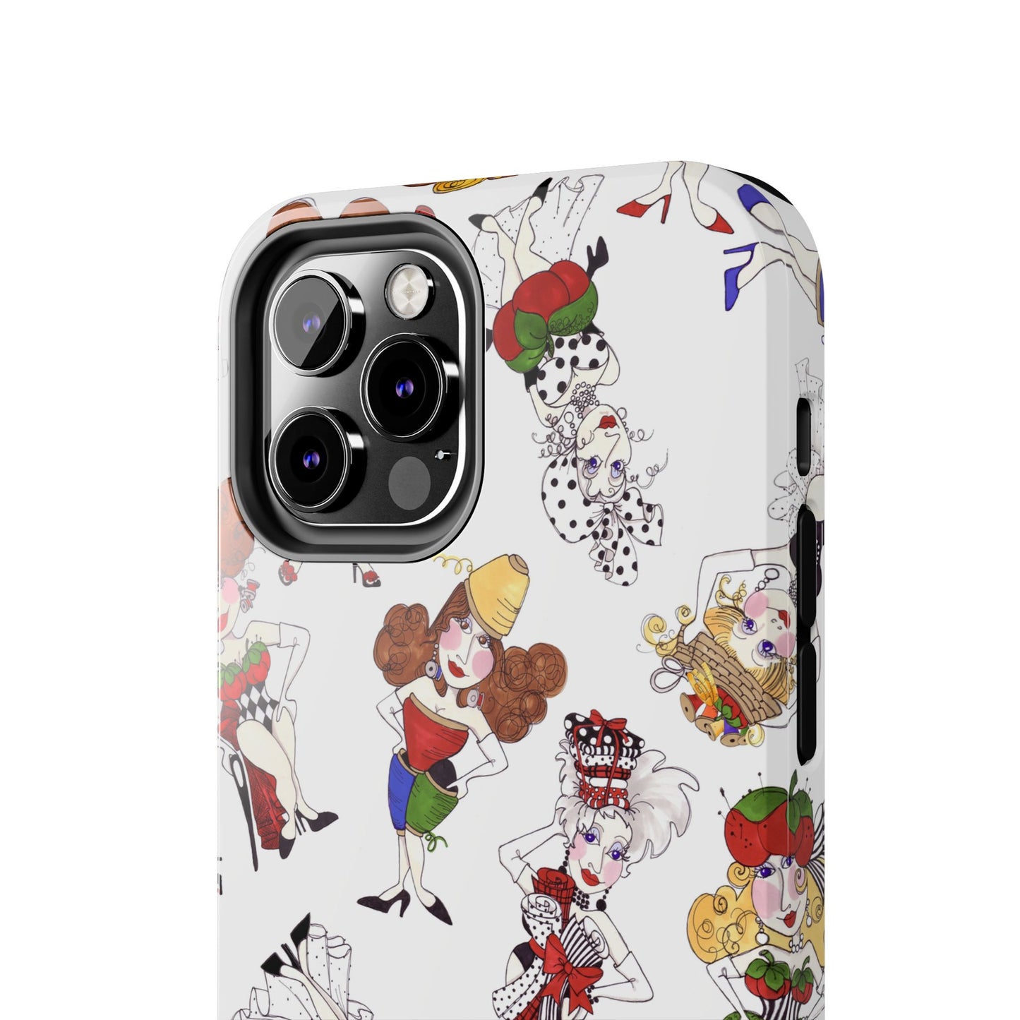 Sew Tossed White Phone Case