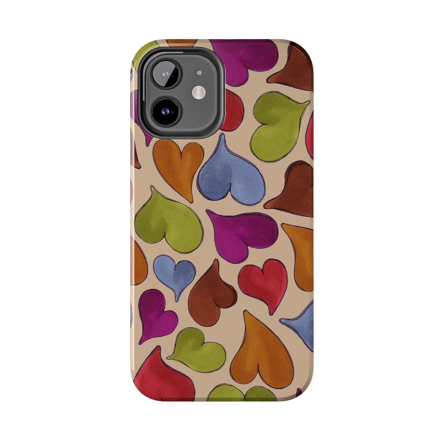 Big Hearted Khaki Phone Case