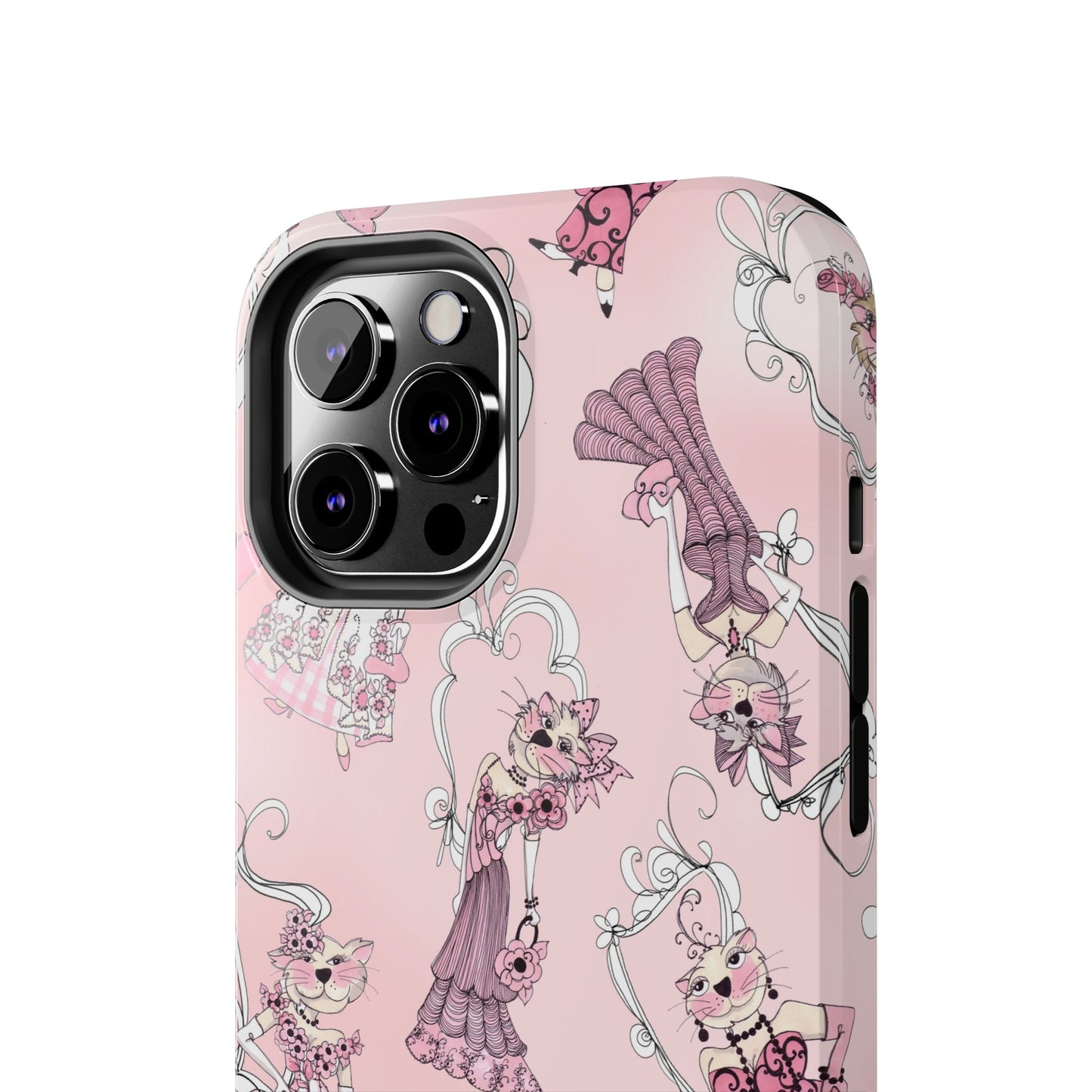 Lady Cats Tossed Phone Case