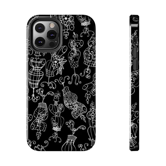 Mannequinique Black / White Phone Case