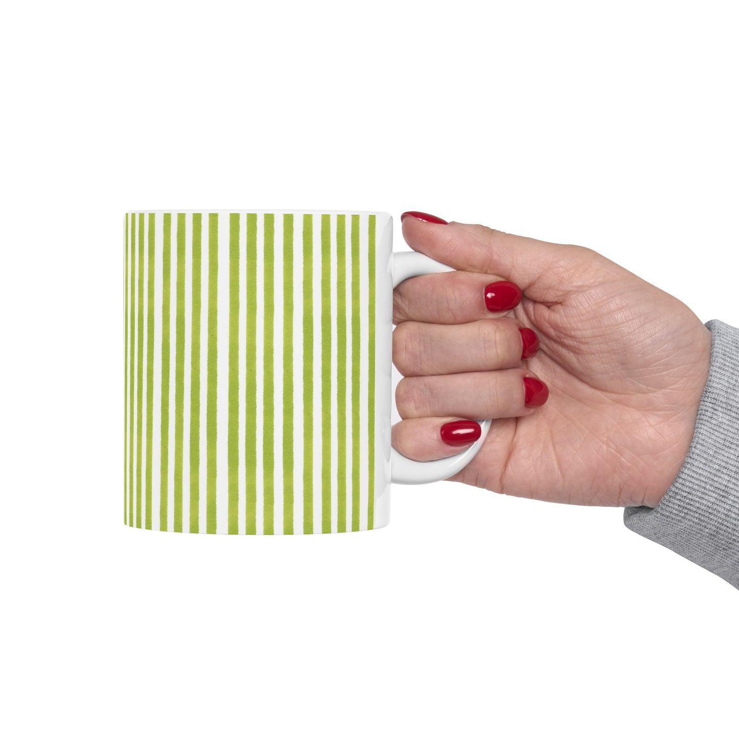 Lazy Stripe Green Cup