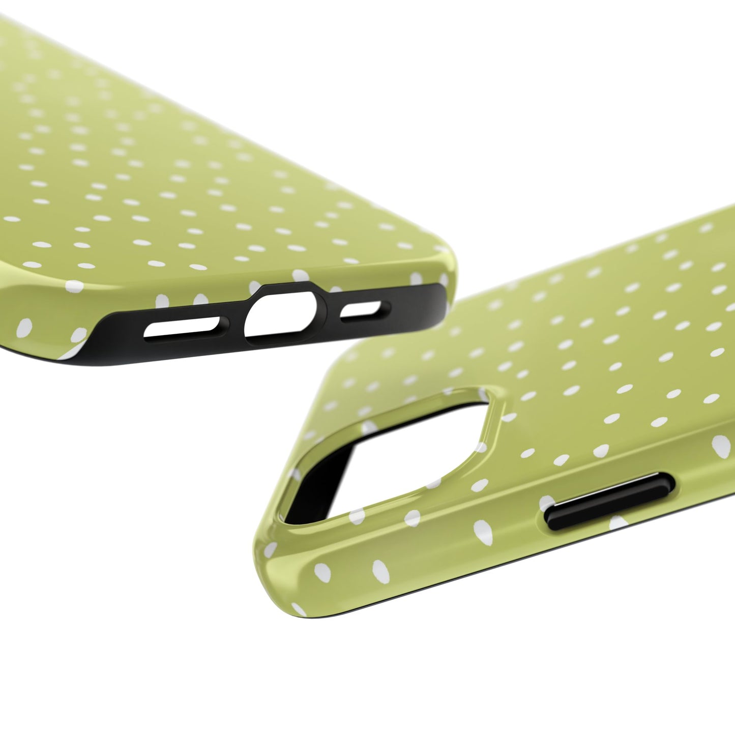 Dinky Dots Green / White Phone Case